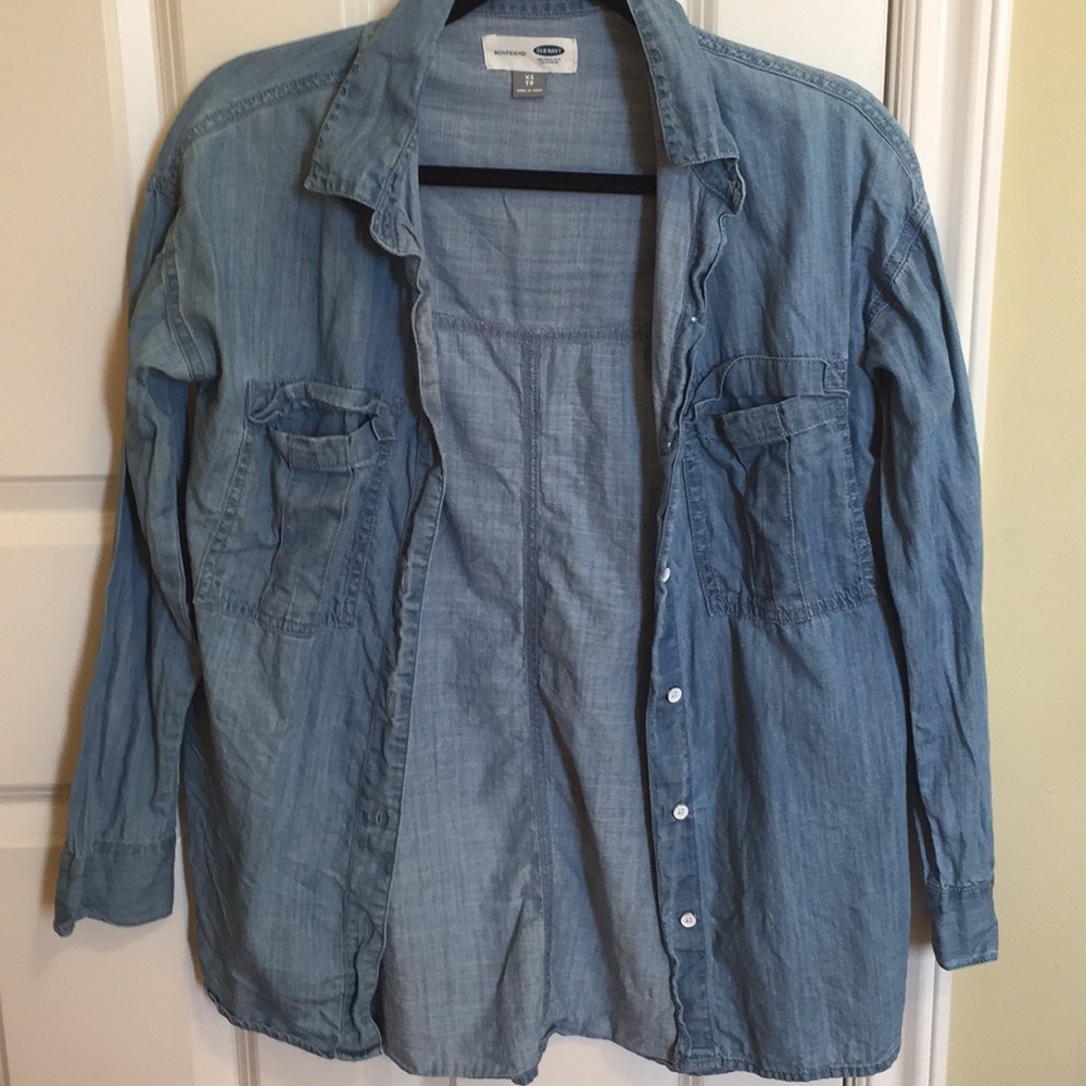 Old Navy Chambray Button Down